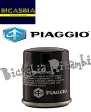 82635R - ORIGINALE PIAGGIO FILTRO OLIO VESPA GTS 250 2005-2014 M45100
