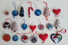 Set 20 Pezzi Addobbi Natalizi