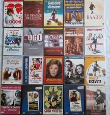 DVD LOTTO 20 FILM ITALIANI Stock Sapore di mare Baaria Verdone Sordi Manfredi