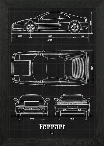 Quadro stampa tela - , poster