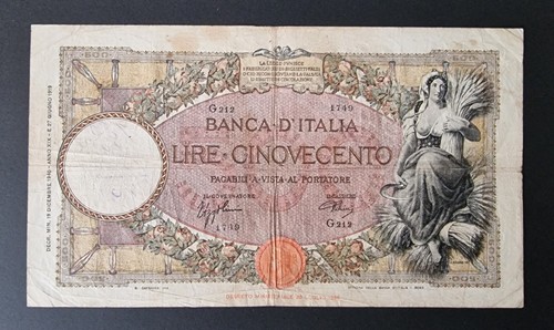 Cinquecento 500 lire - 500,