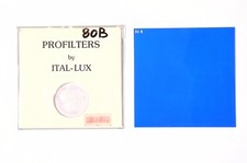 Filtro fotografico quadrato 10 x 10 coversione Blu 80B