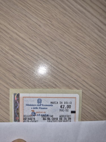 Marca bollo 2018 euro - da,