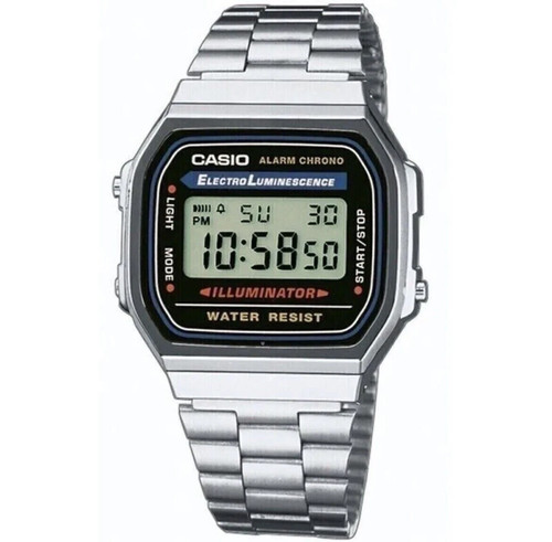 Orologio casio argento a168 - casio,