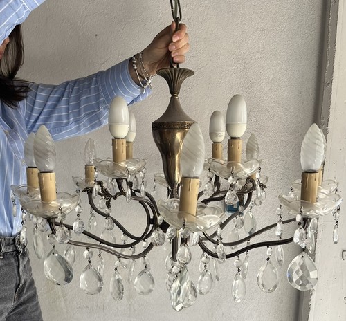 Lampadario vintage stile - lampadario,