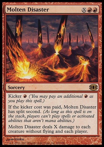 Molten disaster future - ~, sight