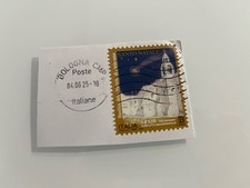 Francobolli Usati 2024 Italia. “Santo Natale”. Pro Rifugiati. Timbrato.