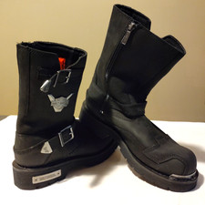 NUOVO Harley-Davidson Uomo Stroman Stivali Equitazione Nero D93521 Uomo 8 M