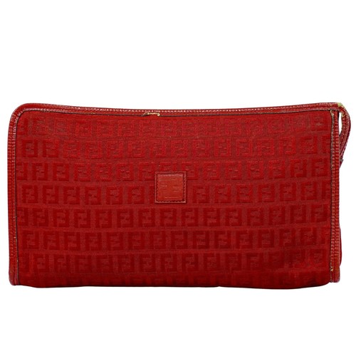 Pochette tela fendi - pochette, in