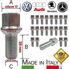 KIT 20 Bulloni Cerchi in Lega