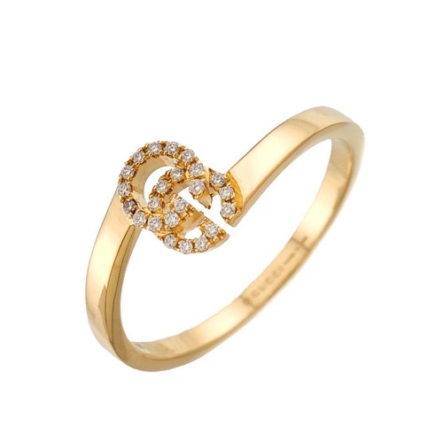 Anello gucci con diamanti - diamanti, in