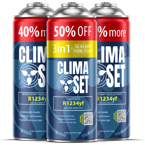 Climaset kit refrigerante aria - refrigerante,