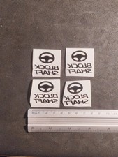 Set  4 Adesivi Vinile Nero