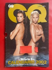 CALENDARIO GQ Anno 2002 ELISABETTA CANALIS  MADDALENA CORVAGLIA Striscia Notizia