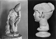 AL8-6D) TESTA DI FANCIULLA ROMANA MUSEO NAZIONALE ROMANO