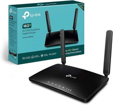 TP-LINK Archer MR600 V2 4G+ Cat6 300Mbps Wi-Fi Dual Band AC1200 Router - Nero