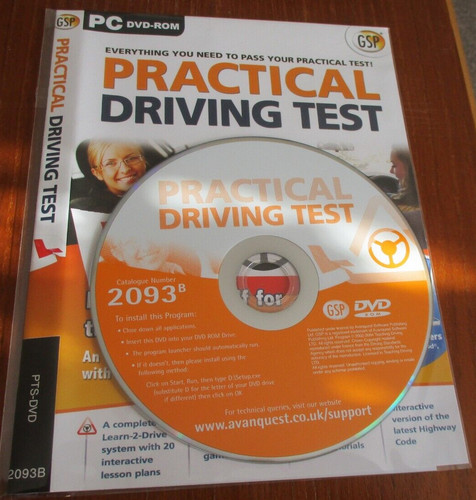 Practical driving test dvd - driving, pc