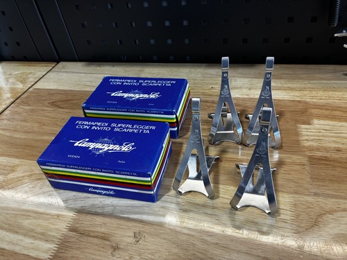 Set ganci pedali - ganci, campagnolo