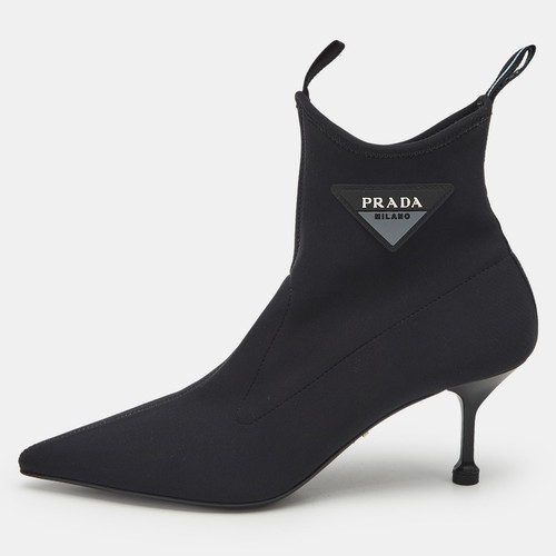Stivaletti prada neri - prada, in