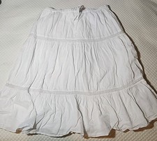 Gonna Zara bambino bianca 100%