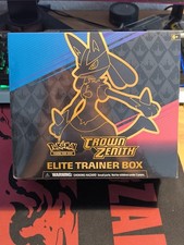Crown Zenith Elite Trainer Box ETB Pokémon TCG - Nuovo e Sigillato Inglese