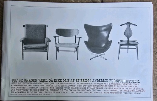 Sedie mobili metà secolo 1964