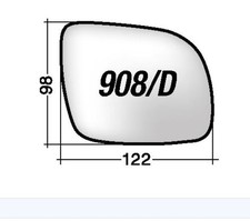 Per Seat Arosa fino 1997 Vetro