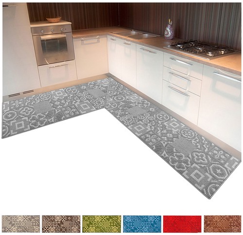 Tappeto cucina angolare - tappeto, 3d