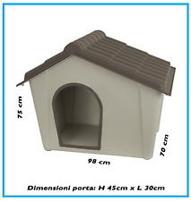 Cuccia cane taglia grande per esterni/interni struttura in resina