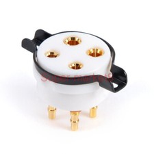 Presa valvola tubo audio Gold Teflons PTFE 4 pin 300B 2A3 101 45 274A 811