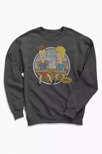 Felpa girocollo beavis and - beavis,