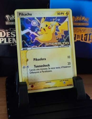 Carta pokémon pikachu - carta,