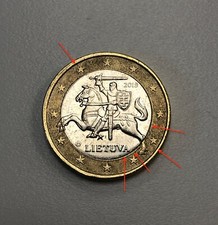 Moneta euro lituania - moneta, da