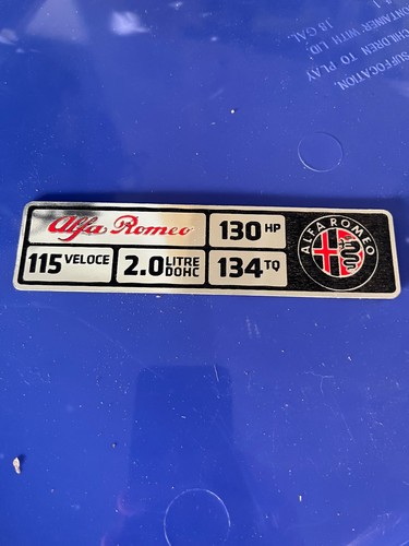 Targa personalizzata alfa - personalizzata,