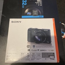 Sony Cyber-shot DSC-HX60 fotocamera digitale nera in scatola nuova sigillata + scheda SD 32 GB 2