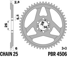 CORONA ERGAL 40 D. PER POLINI