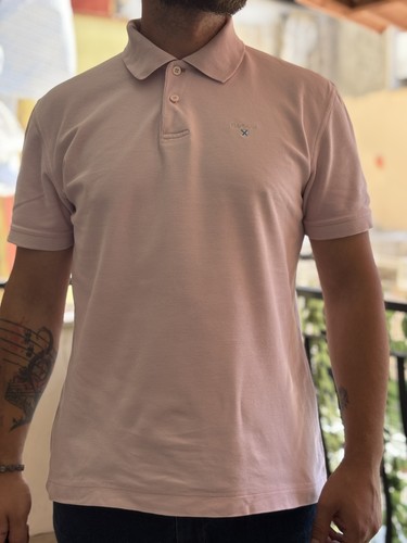Barbour polo shirt light - barbour, pink