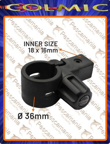 Connettore ø36mm int 18x16mm - Ø36mm, int.18x16mm