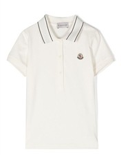Polo Moncler bambino logo
