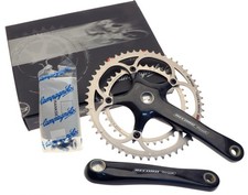 Guarnitura Campagnolo Record Carbonio 10 Velocità 53/39T 175mm '04 Conica Quadrata NOS NUOVA