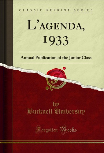 Agenda 1933 annual - l'agenda,, 1933:
