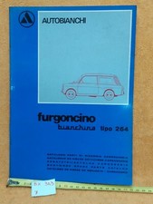 AUTOBIANCHI FURGONCINO BIANCHINA-TIPO 264-CATALOGO RICAMBI CARROZZ - leggi tutto