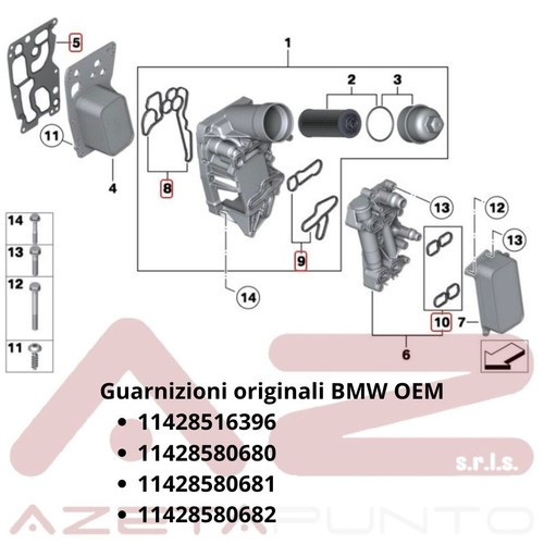 Kit guarnizioni scambiatore - guarnizioni, di