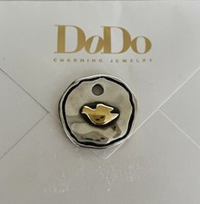ciondolo Dodo Pomellato Piastrina Argento 925 e Sagoma Oro giallo 18kt RARO