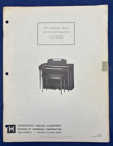 Manuale servizio organo - servizio,