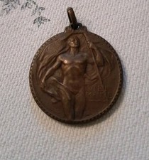 TOURING CLUB ITALIANO Medaglia Liberty Ventennio 1934 TCI