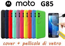 COVER CASE CUSTODIA PROTEZIONE SILICONE GEL PER MOTOROLA MOTO G85 + VETRO NUOVE