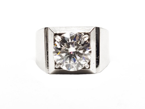 Moissanite uomo anello - uomo,