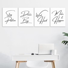 Set Quadri Moderni con Frasi