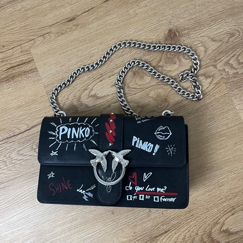 Borsa pinko edgy graffiti love - borsa,